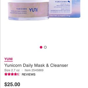 *NEVER USED* YUNI Yunicorn Daily Mask and Cleanser